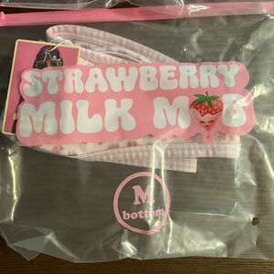 Strawberry Milk Mob Gingerbread Bikini Bottoms